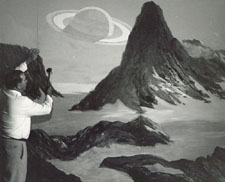 Painting Saturn in Blacklight Gallery