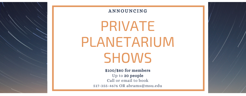 Private Planetarium Shows