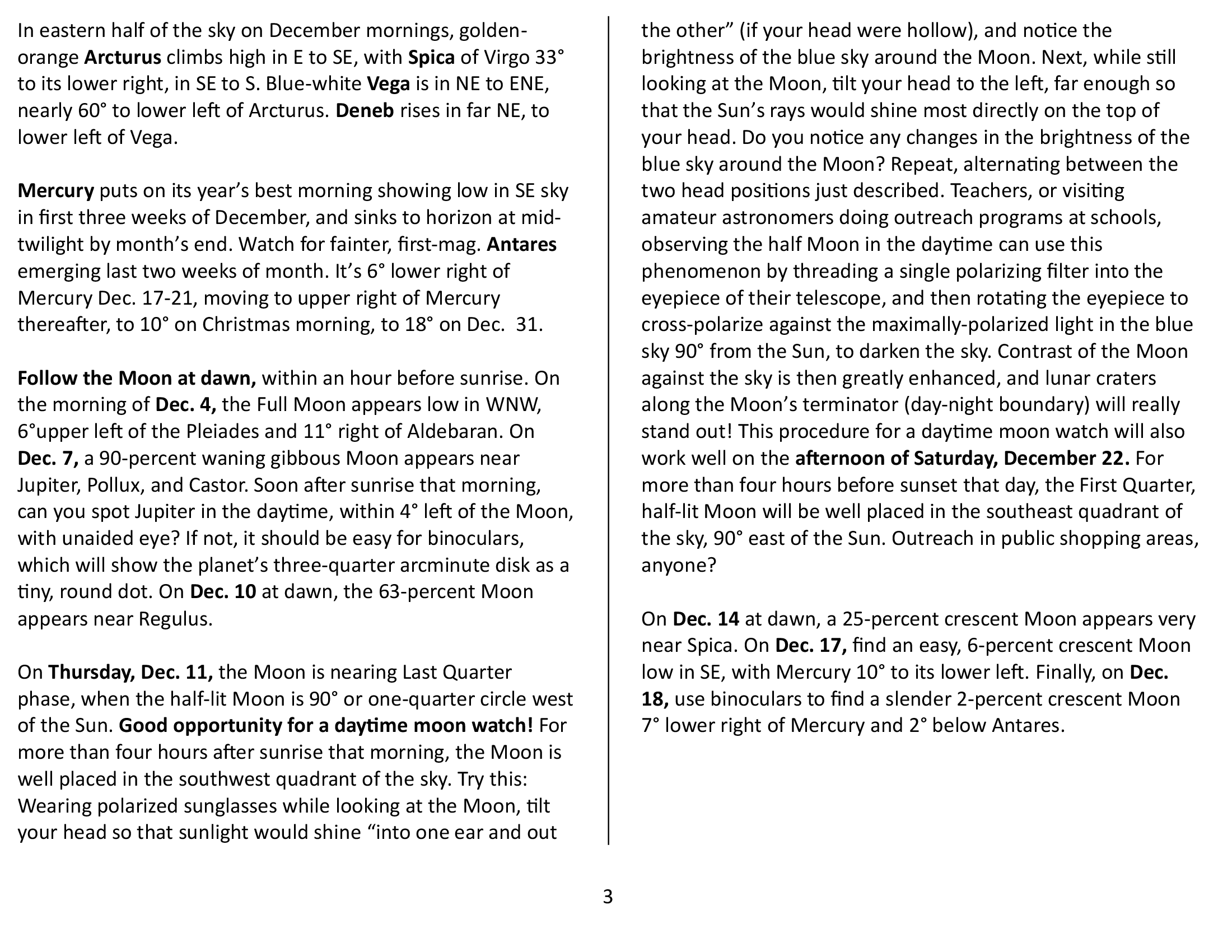 Extra Content for December 2025