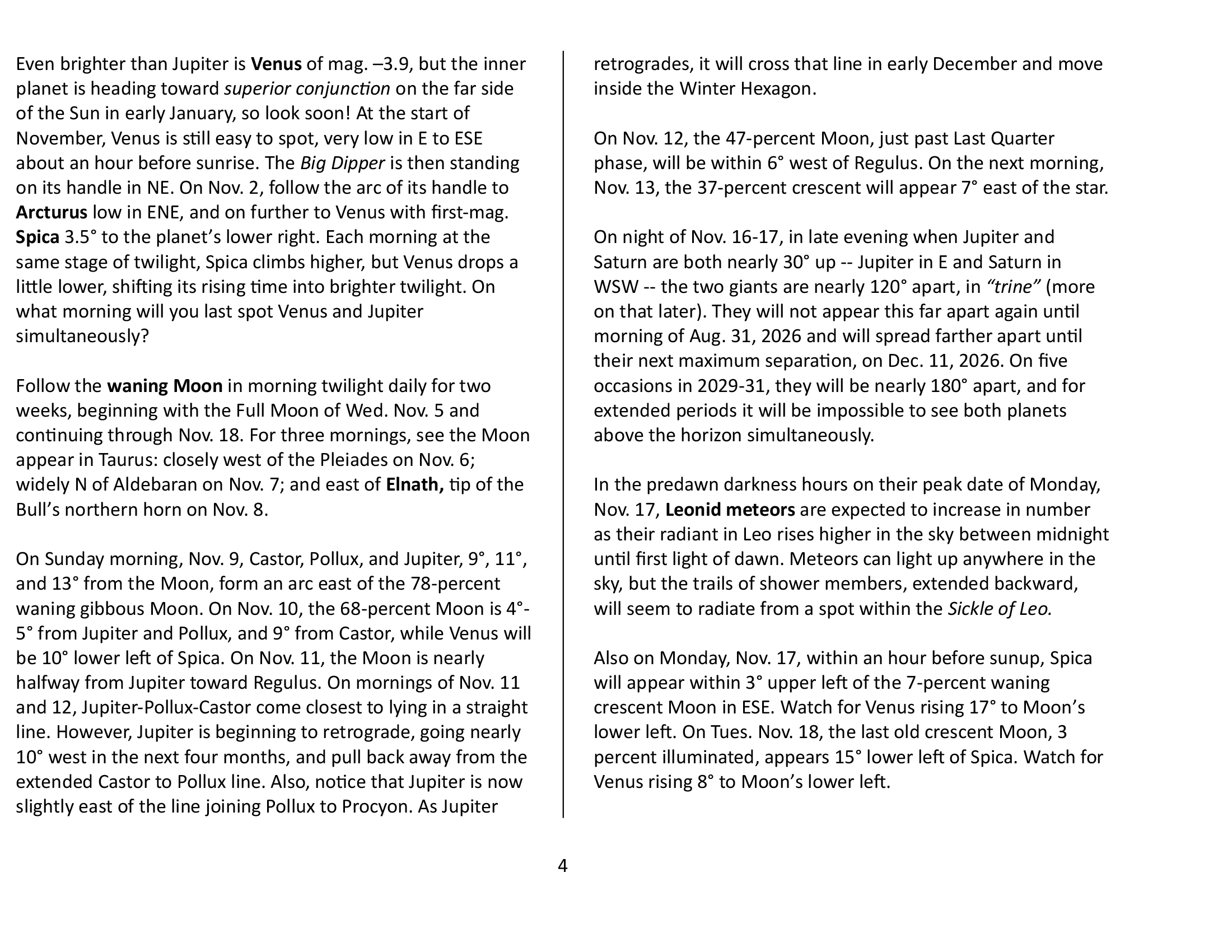 Extra Content for November 2025